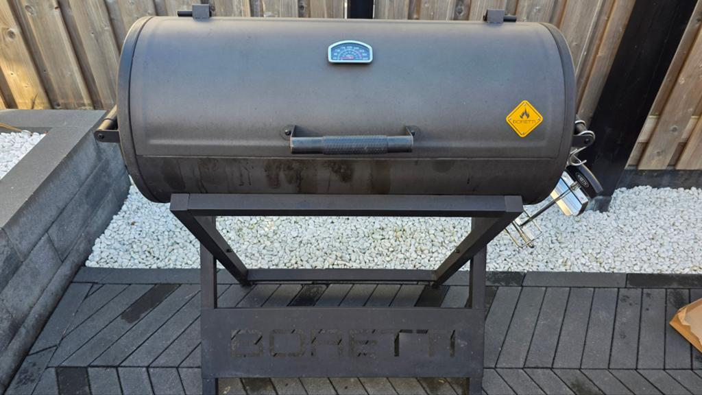 Boretti BBQ barilo + accessoires, Ophalen, Zo goed als nieuw, WEBER-BORETTI-GRILL'D-DIVERSE MERKEN, Met accessoires
