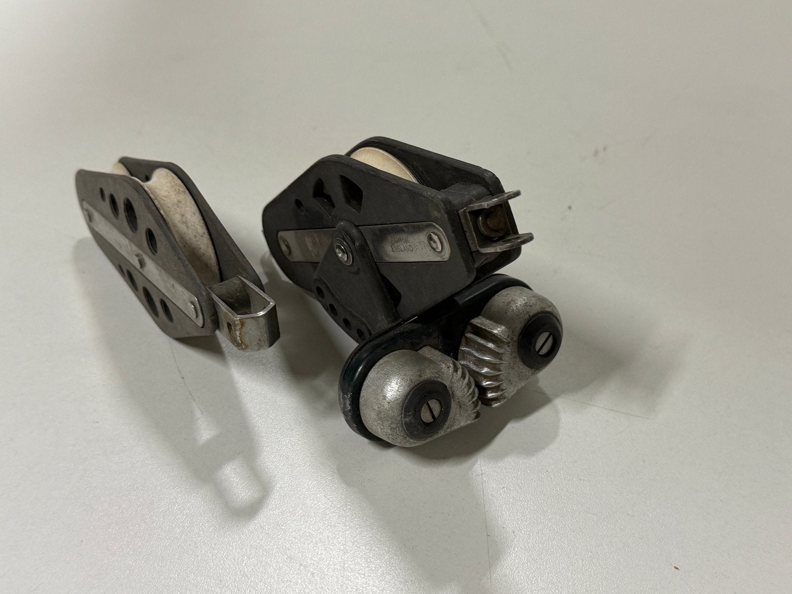 Barton grootschootblokken / vioolblokken tot 11 mm lijn, Ophalen of Verzenden, Gebruikt, Lijn of Blok