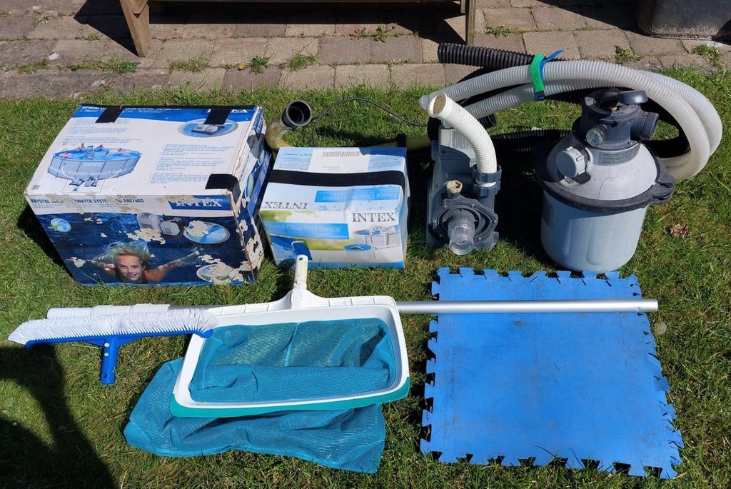 Zwembad benodigdheden: zoutwater systeem, pomp, skimme, Tuin en Terras, Zwembad-toebehoren, Ophalen