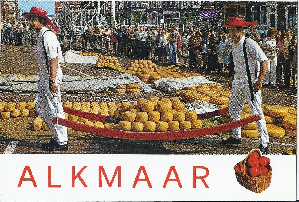 D102 Ongelopen ansichtkaart alkmaar, Ophalen of Verzenden, 1980 tot heden, Ongelopen, Noord-Holland