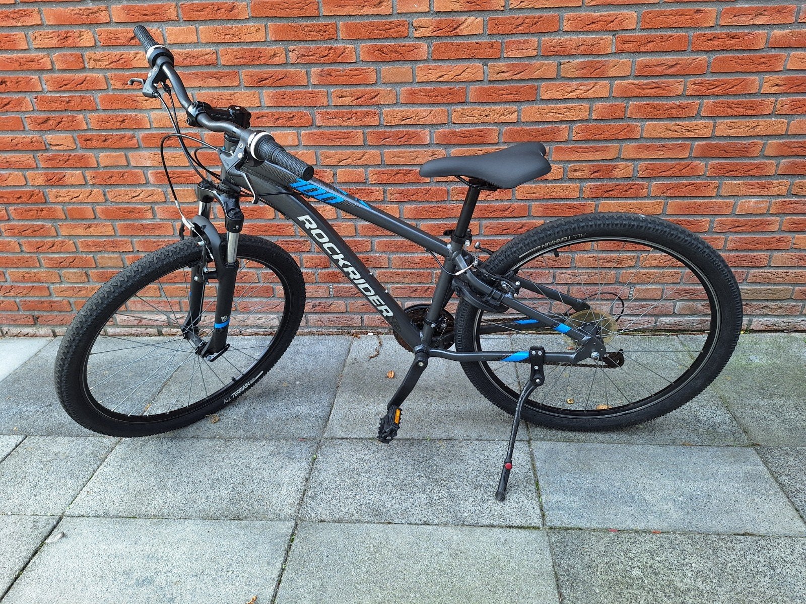 Nette Rockrider ST100, Velgrem, Rockrider Decathlon, Versnellingen, Zo goed als nieuw