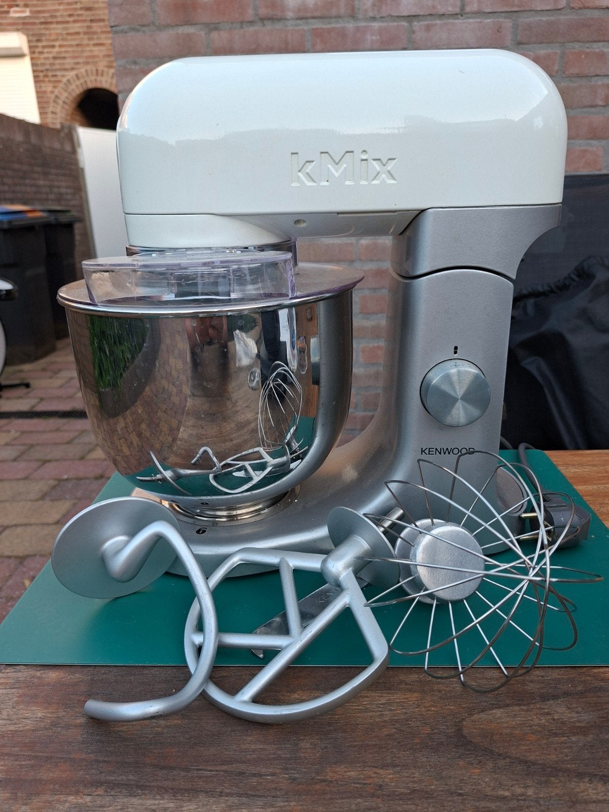 Kenwood kMix Keukenmachine - Wit, Zo goed als nieuw, Witgoed en Apparatuur, Keukenmixers, Ophalen, 4 liter of meer, 3 snelheden of meer