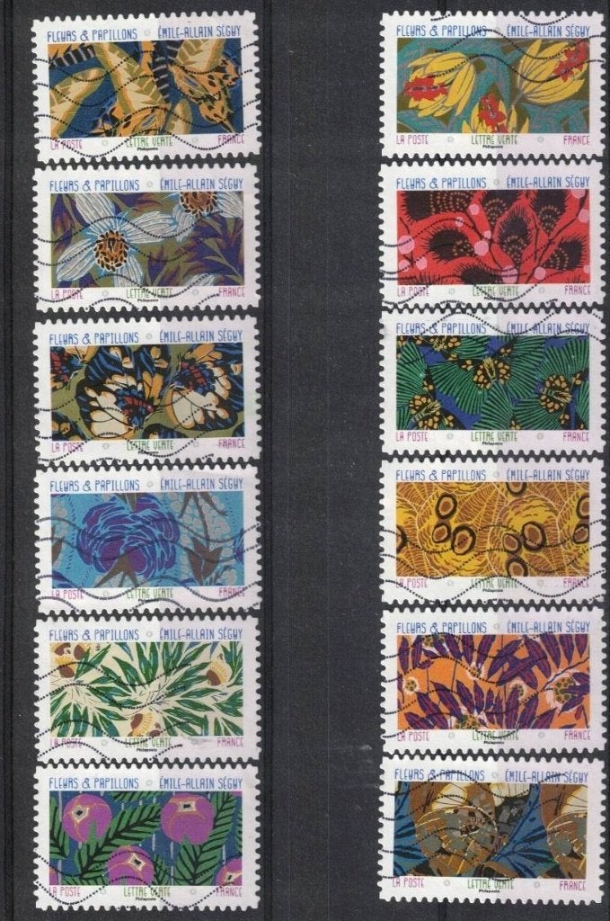 Frankrijk, serie "bloemen" 2023-64, Verzenden, Gestempeld
