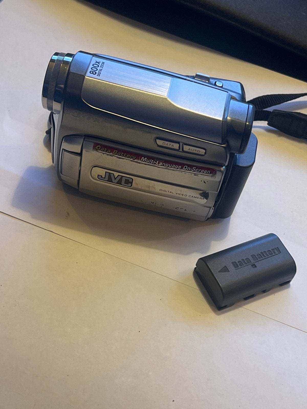JVC GR-D740E Digital Video mini DV met 2 accus en lader, Ophalen, Mini dv, Gebruikt, JVC
