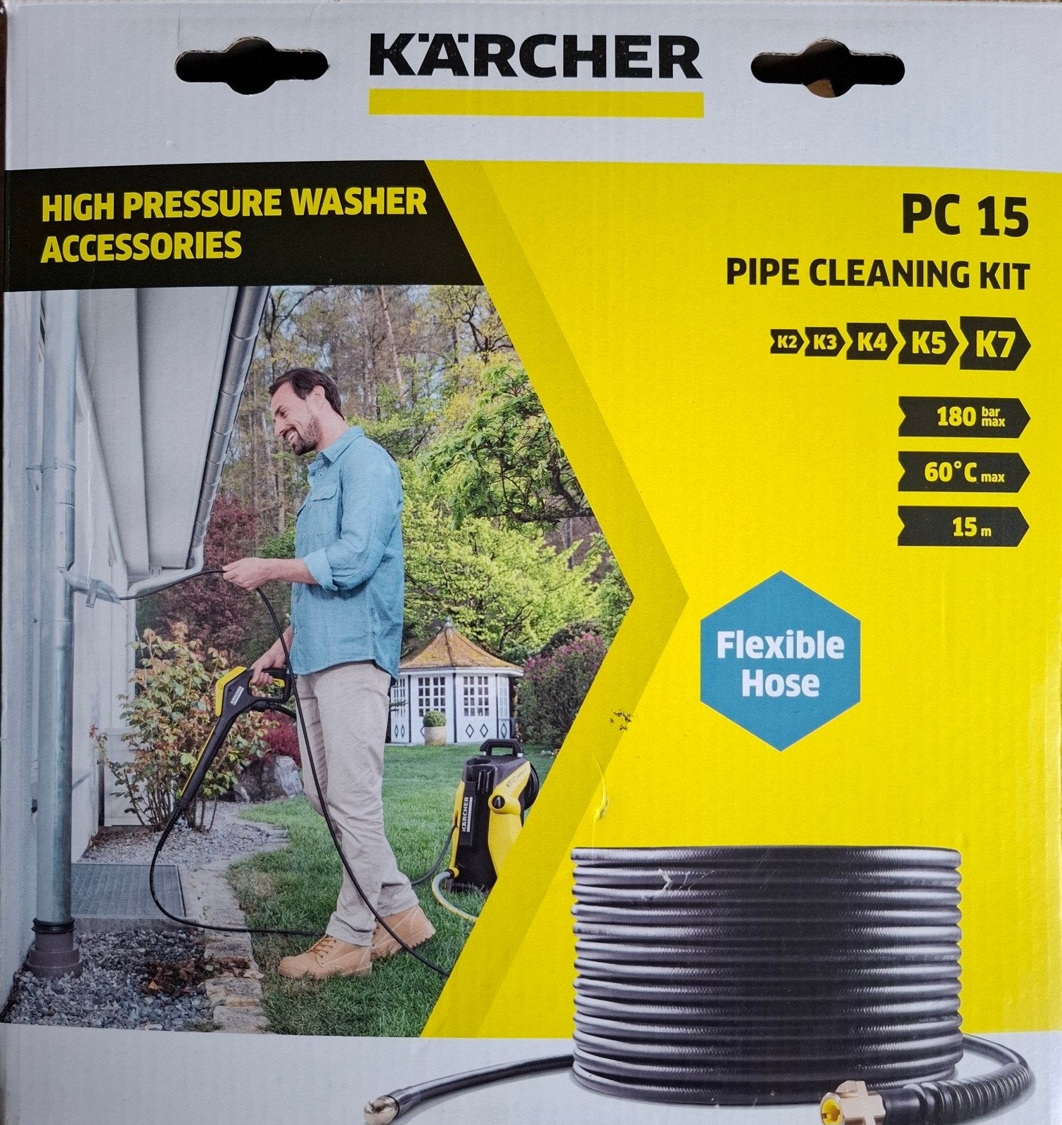 Kãrcher rioolontstopper, Ophalen, Nieuw, Tuinslang