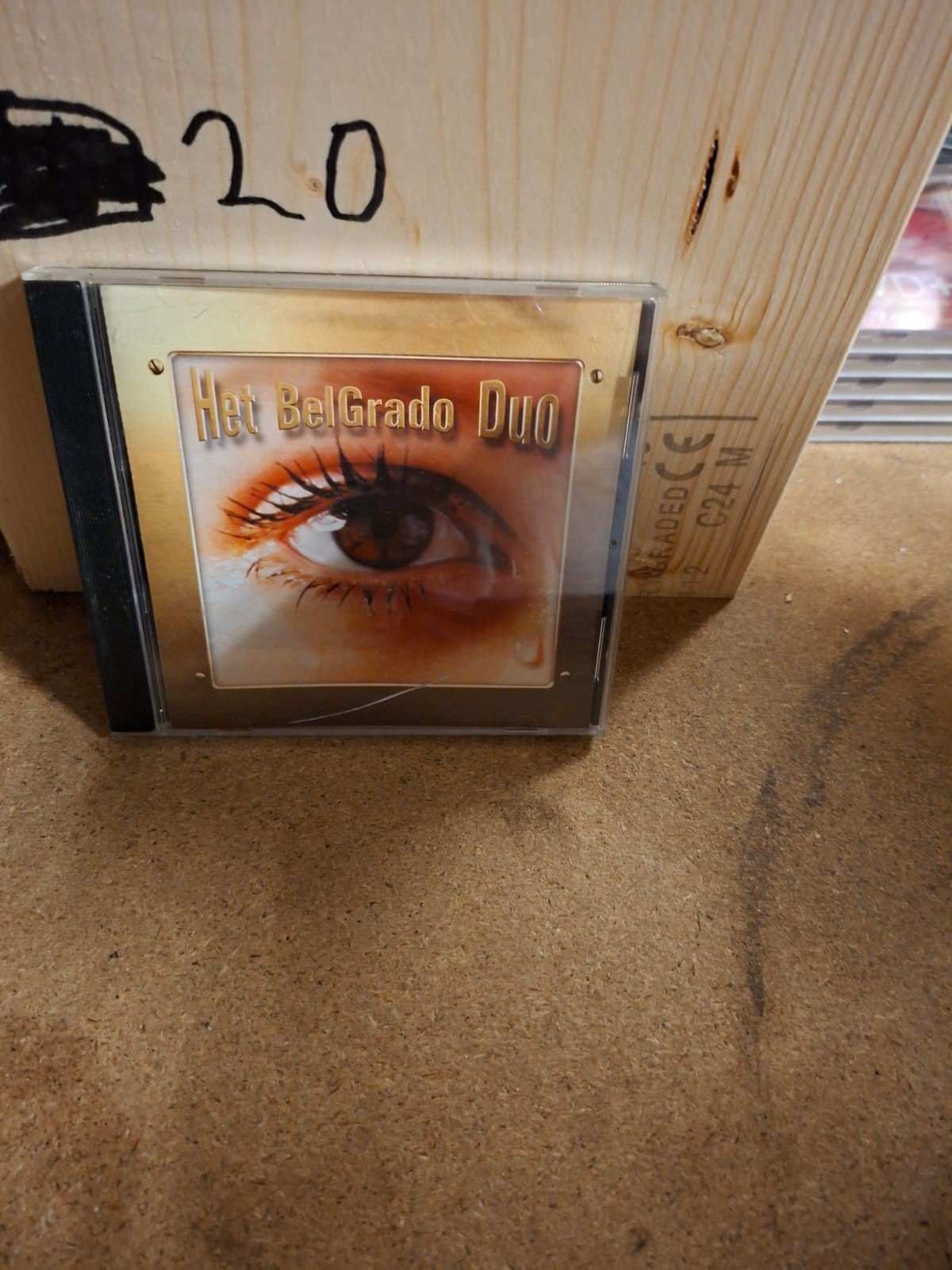 Het Belgrado Duo CD - Oog op de hoes, Ophalen of Verzenden, Gebruikt, Album, Inclusief doosje