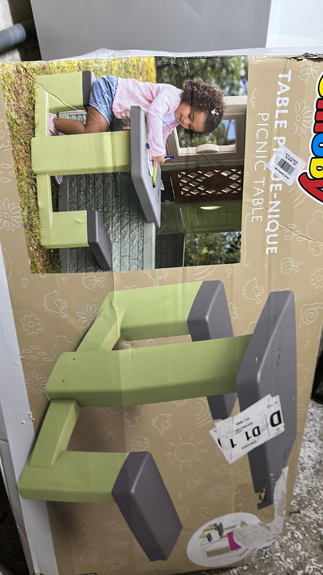 Picnictafel, Kinderen en Baby's, Ophalen, Zo goed als nieuw, Kunststof
