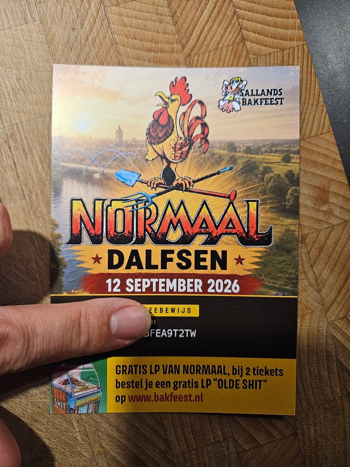 1 kaartje Normaal Dalfsen 12 september 2026, Tickets en Kaartjes