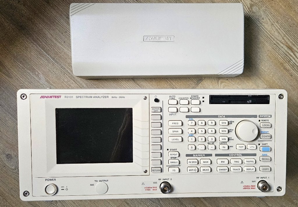 Spectrum Analyzer Advantest R3131 3,1 GHz, Ophalen of Verzenden, Gebruikt