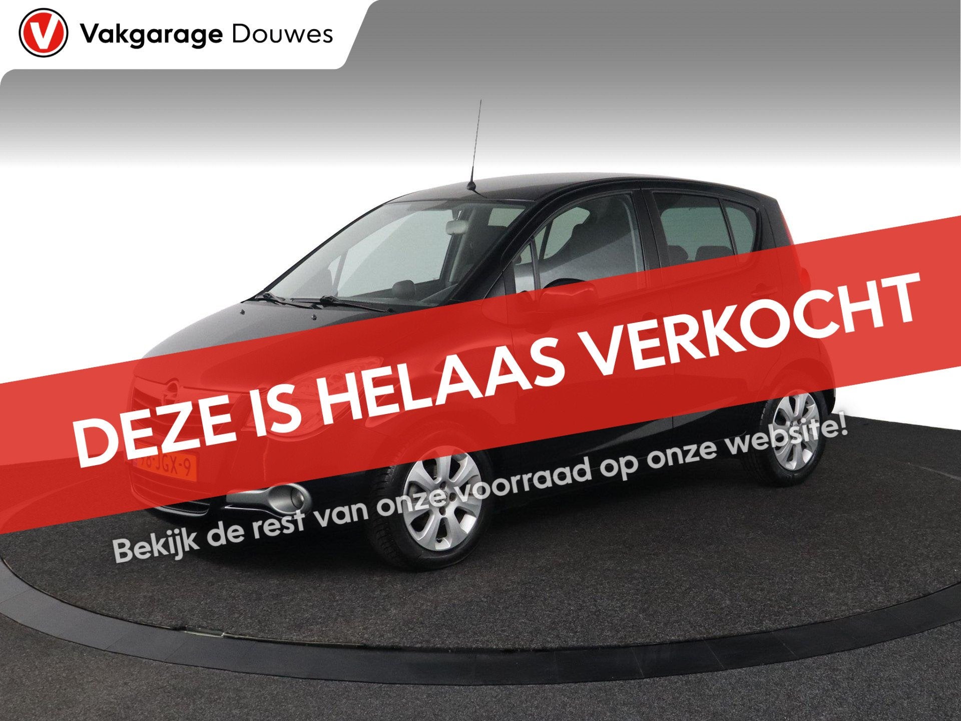 Opel Agila 1.2 Enjoy |Automaat|31000km NAP|, Auto's, 4 cilinders, Zwart, Origineel Nederlands, 17 km/l