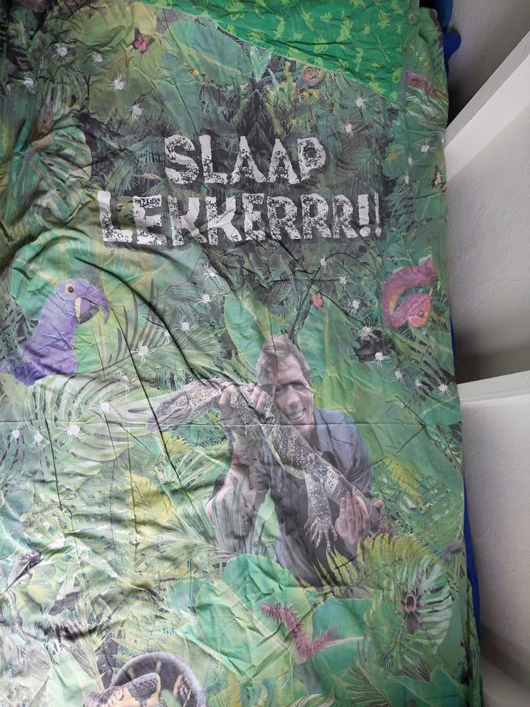 Freek vonk dekbed 140 200, Gebruikt, Eenpersoons, Wit, Ophalen of Verzenden