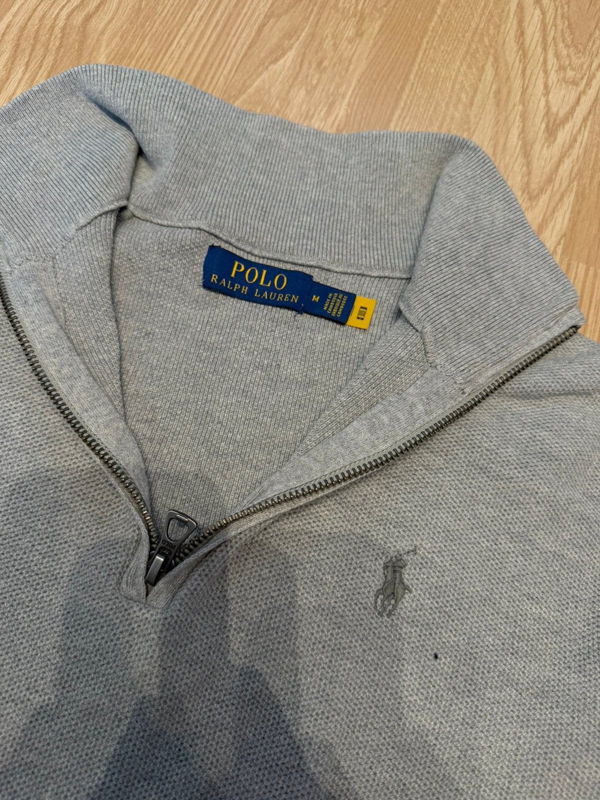Polo ralph lauren trui, Kleding | Heren, Truien en Vesten, Ophalen of Verzenden, Zo goed als nieuw, Maat 48/50 (M), Grijs