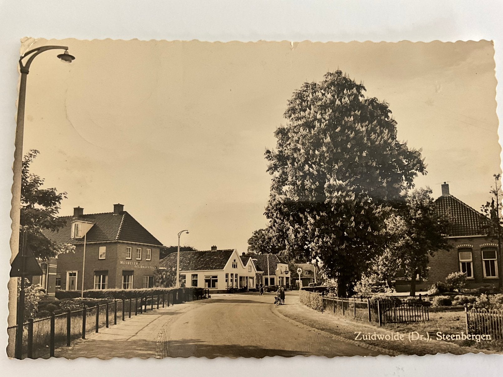 Ansichtkaart Zuidwolde Dr. Steenbergen, Ophalen of Verzenden, 1940 tot 1960, Gelopen, Drenthe