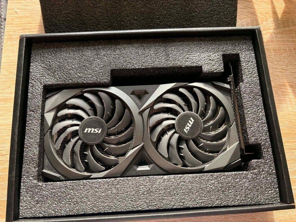 MSI GeForce RTX 3060 Ti Ventus 2X 8GB GDDR6 LHR-videokaart., Computers en Software, Videokaarten, Ophalen, GDDR6, PCI-Express 4