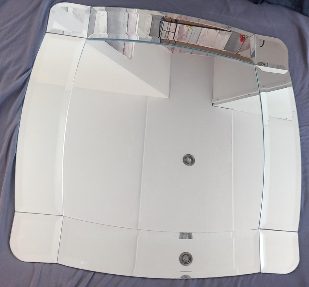 IKEA BJOA spiegel 66x66cm, Huis en Inrichting, Woonaccessoires | Spiegels, Ophalen, Vierkant, Zo goed als nieuw, Minder dan 100 cm