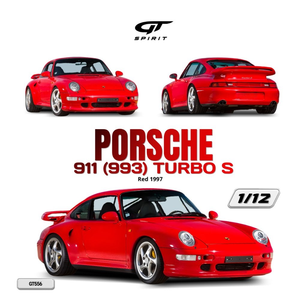GT spirit GTspirit 1:12 Porsche 993 911 Turbo S Rood NIEUW, Ophalen of Verzenden, Nieuw, 1:9 t/m 1:12, Auto