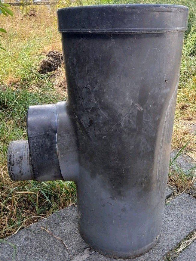 PVC put met zij-aansluiting. Zwaar type voor stevig gebruik., Doe-het-zelf en Verbouw, Ophalen, Zo goed als nieuw, Pvc, Overige typen