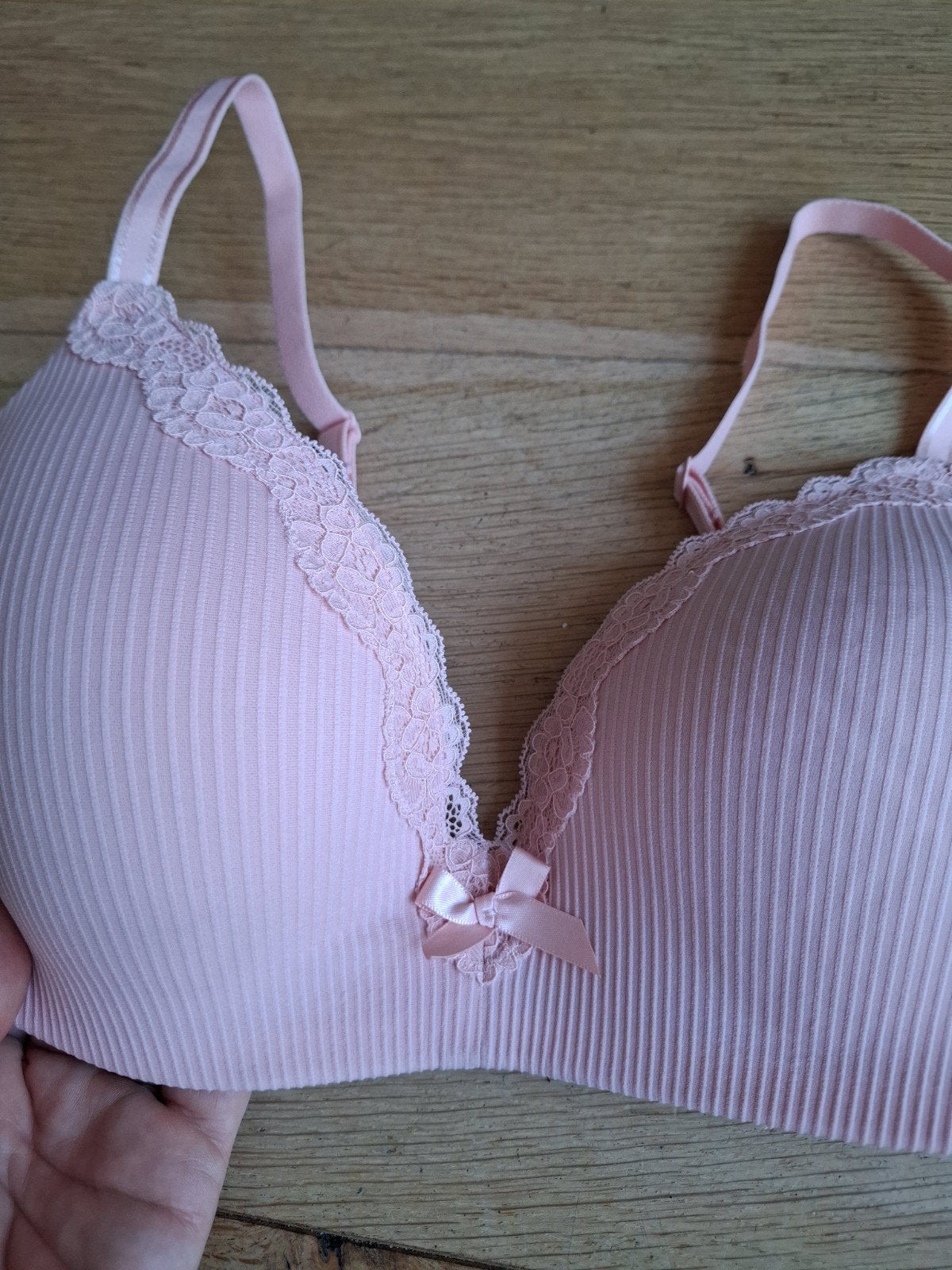 Hunkemöller BH 85B zonder beugel, padded, zgan, Hunkemöller, Ophalen of Verzenden, Roze, BH