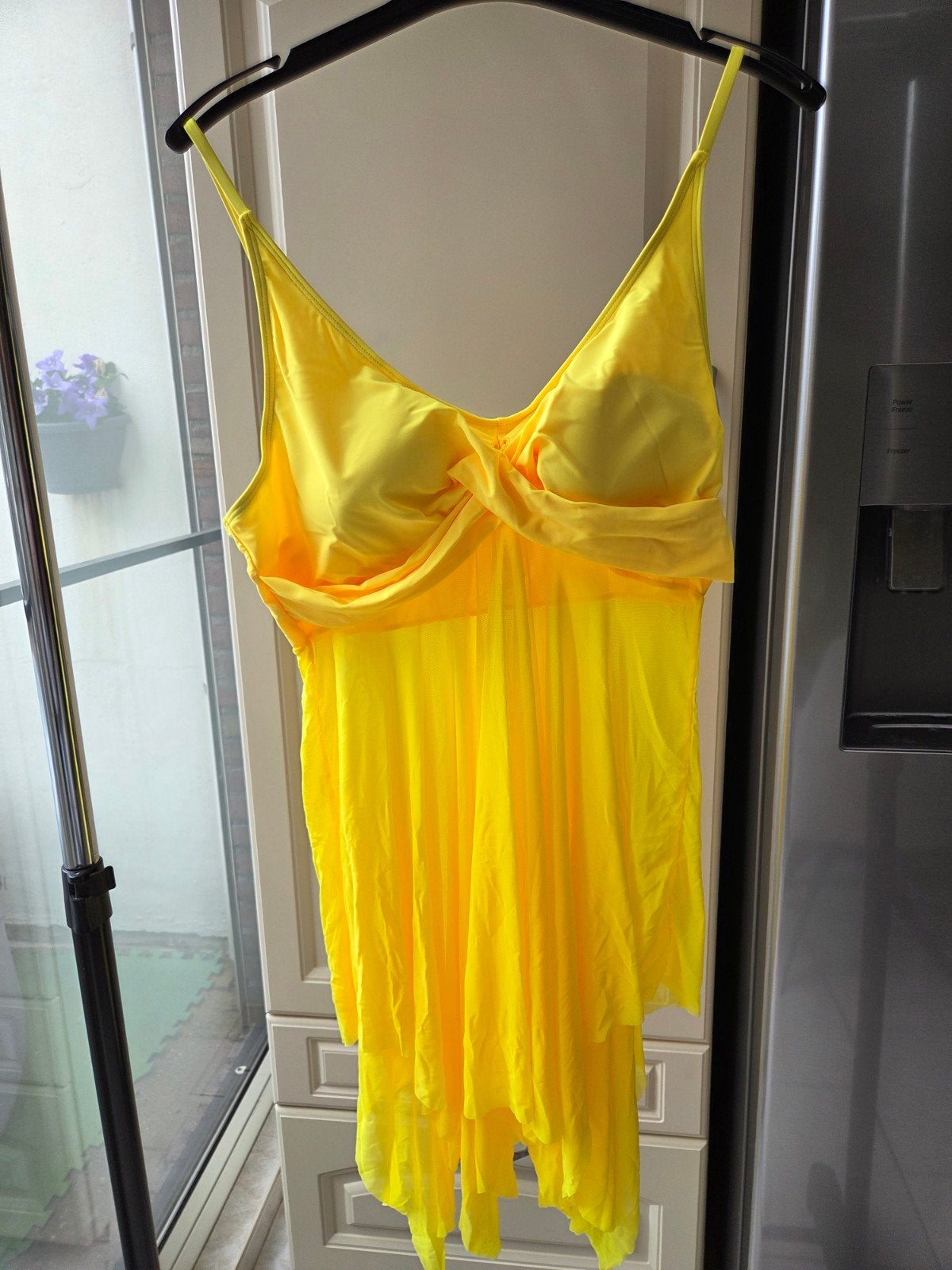 Gele tankini - Maat 3XL, Geel, Nieuw, Badpak, Ophalen of Verzenden