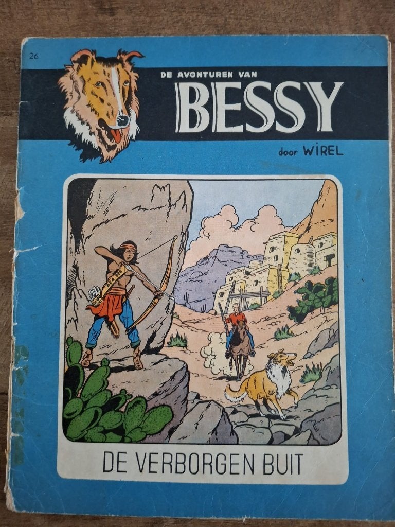 Bessy De verborgen buit, Boeken, Gelezen, Willy Vandersteen, Eén stripboek, Ophalen of Verzenden