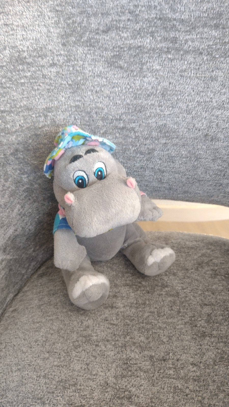 vakantie nijlpaard knuffeltje van 20 cm hoog, Ophalen, Overige merken, Overige karakters, Overige typen
