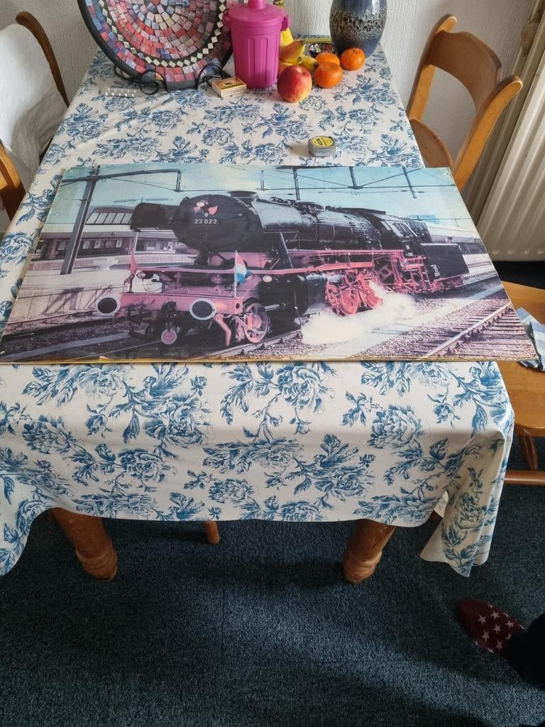 Poster stoomlocomotief 23 023, Ophalen of Verzenden, Trein, Overige typen