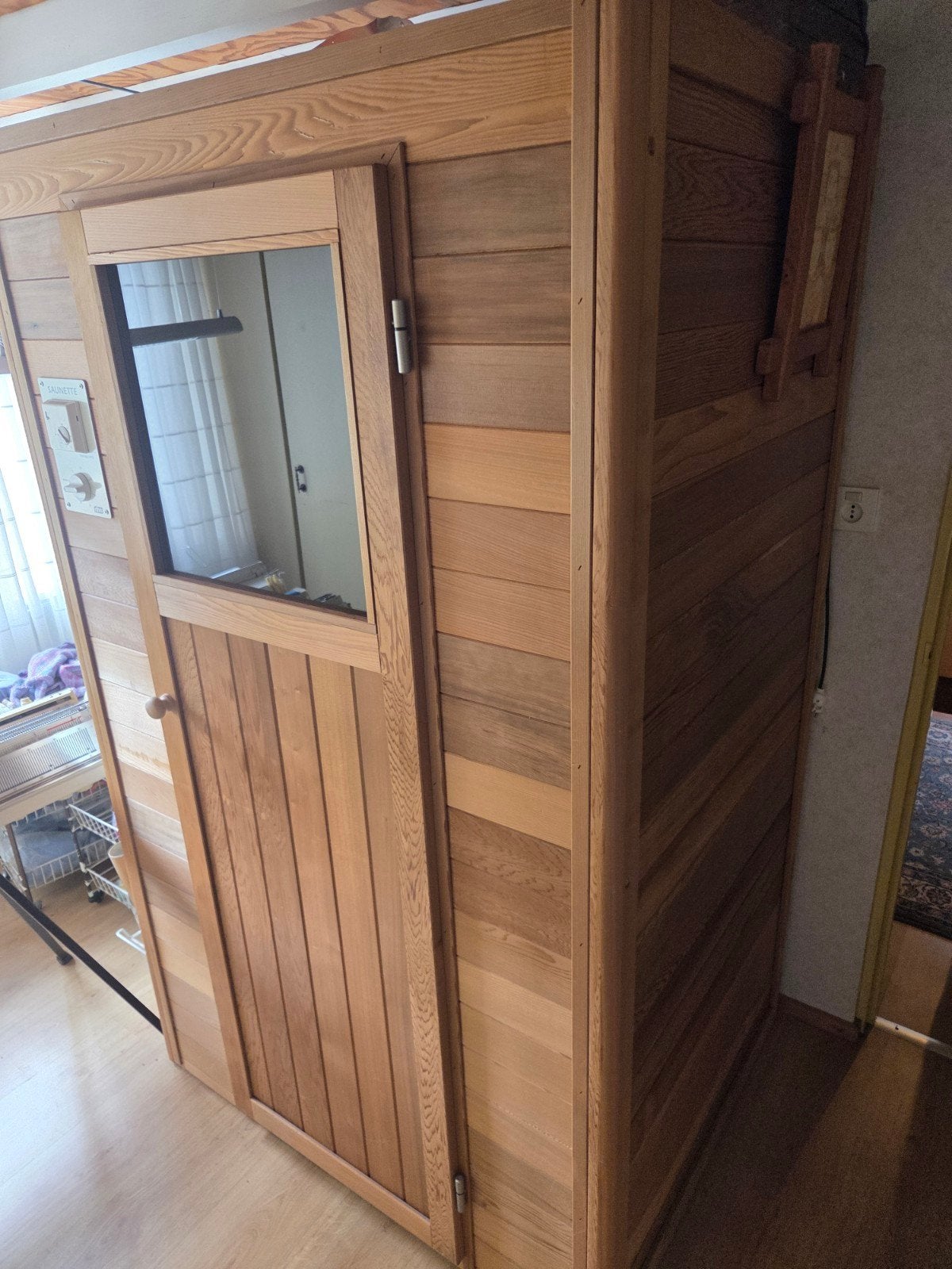 Infrarood sauna Saunette - 220V, 185x115x90 cm, Ophalen, Complete sauna