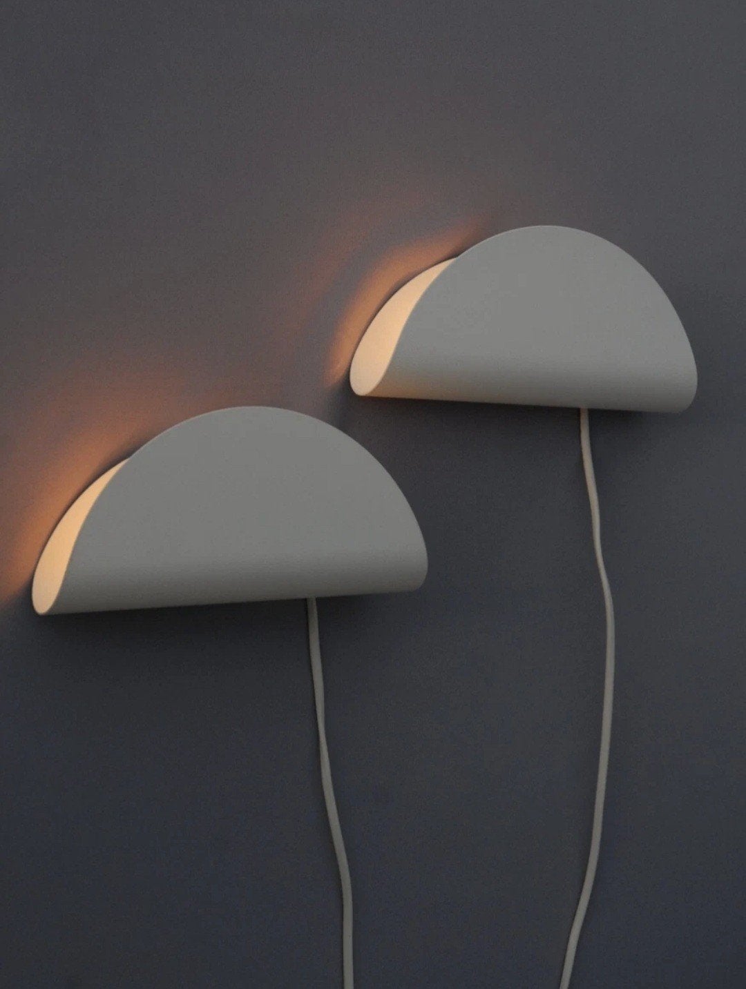 Nordlux - Deens Design Wandlampen - (Taco Shell / bedlamp), Ophalen of Verzenden, Zo goed als nieuw