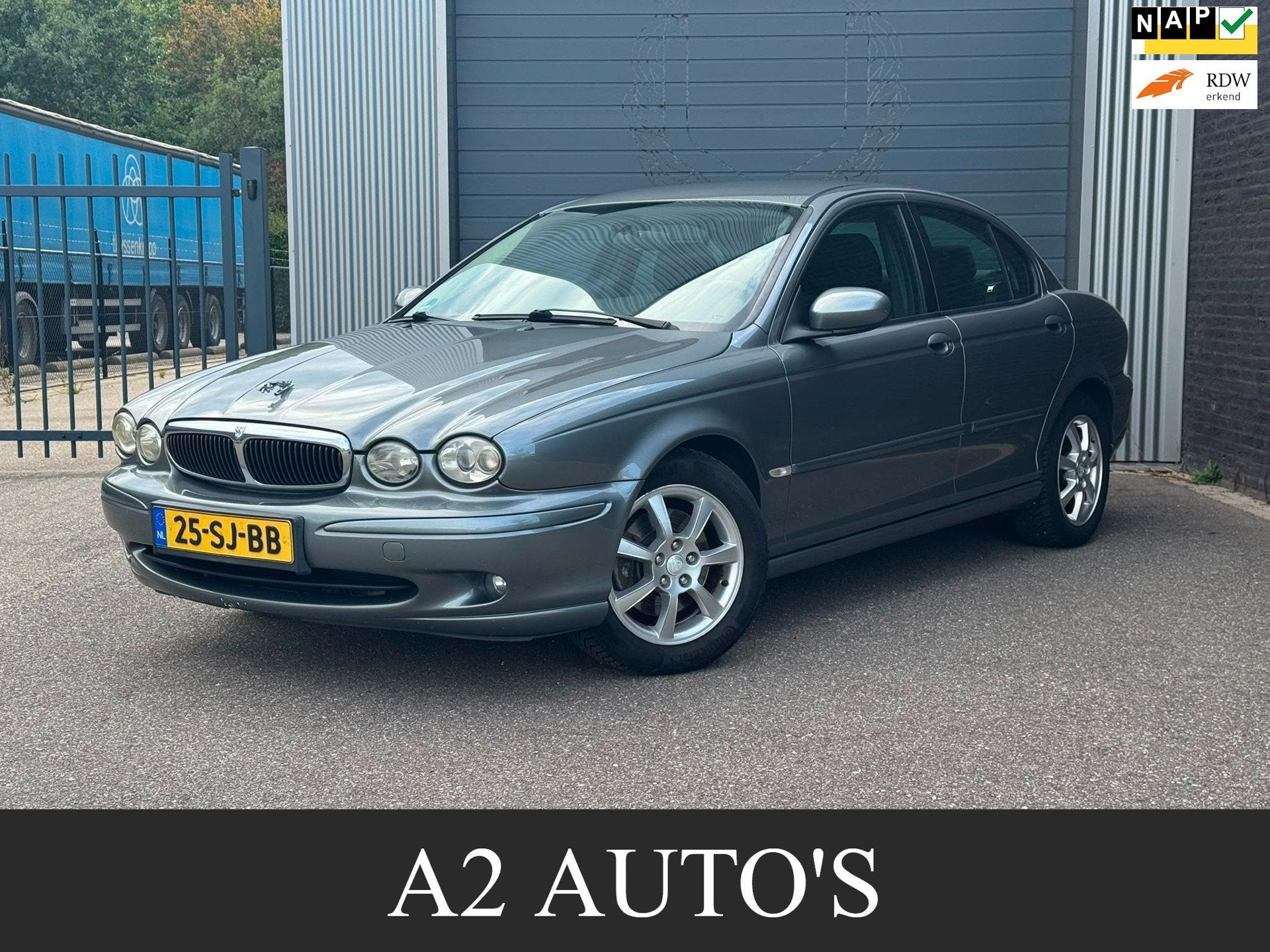 Jaguar X-type 2.0 V6 Automaat|Ecc|Nap, Stof, Gebruikt, Grijs, 1371 kg