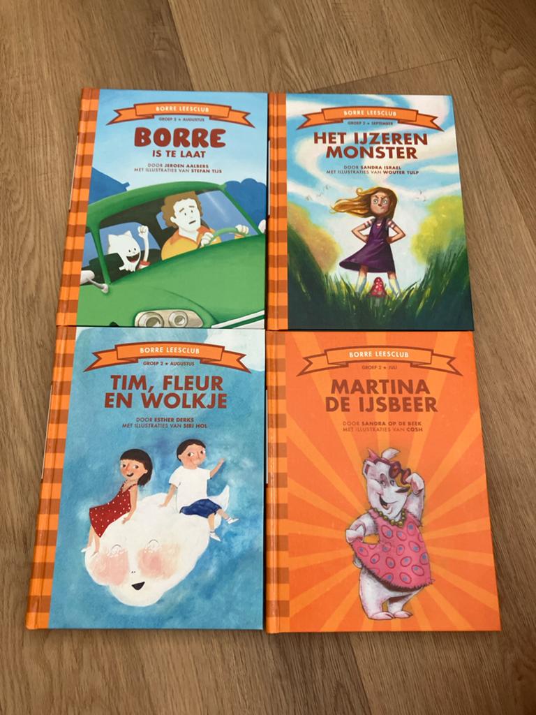Borre Leesclub Boeken - Set van 4, Ophalen of Verzenden, Nieuw, Fictie algemeen