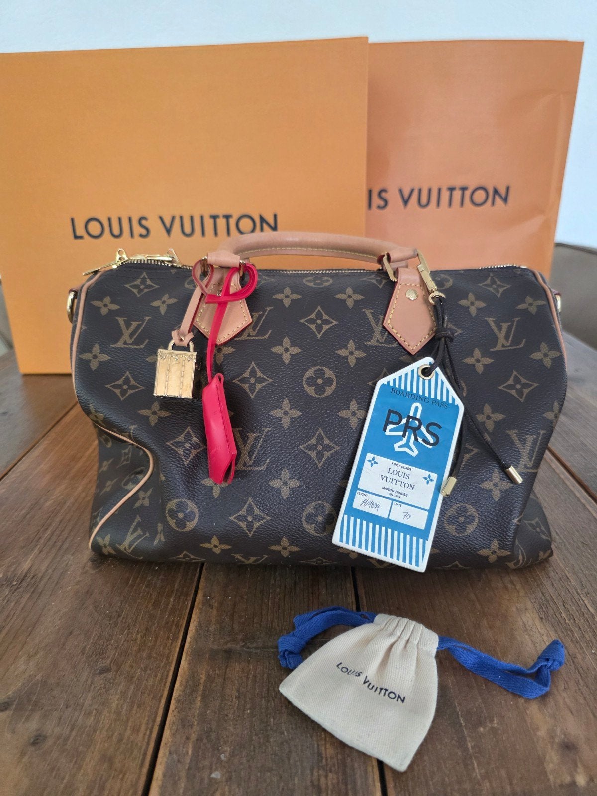 Louis Vuitton Speedy Soft 30 Crafty Monogram (Zgand / Comple, Ophalen of Verzenden, Zo goed als nieuw, Bruin, Handtas