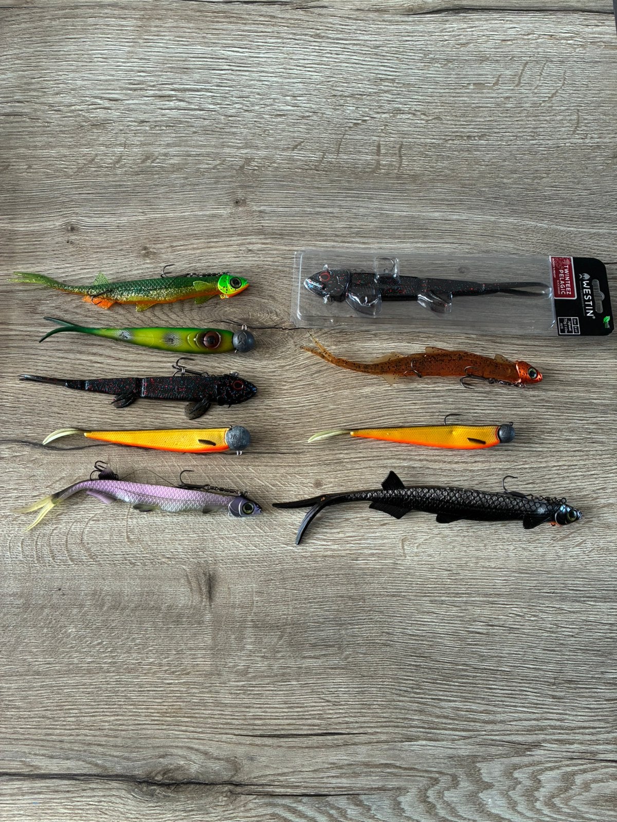 Pelagic shads, Watersport en Boten, Hengelsport | Roofvissen, Ophalen of Verzenden, Zo goed als nieuw, Overige typen