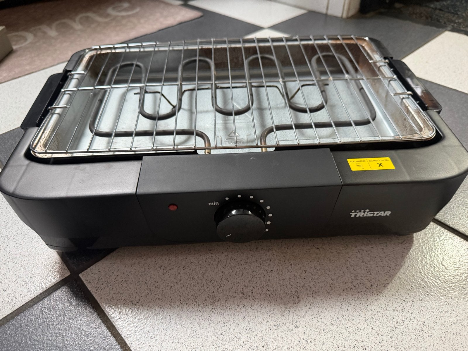 Tristar elektrische barbecue - Compact en handig, Witgoed en Apparatuur, Ophalen of Verzenden, Gebruikt, Minder dan 4 personen