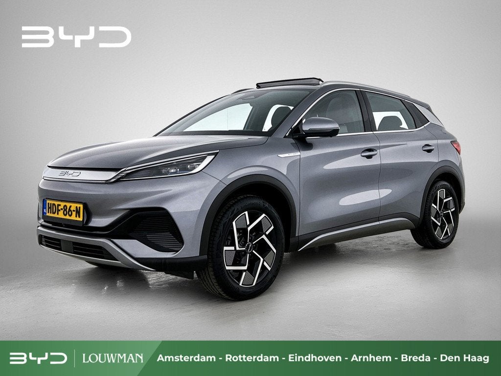 BYD ATTO 3 Comfort 60 kWh | Origineel NL | 420 KM WLTP | 18", Auto's, BYD, Gebruikt, Automatische klimaatregeling, 204 pk, Blauw