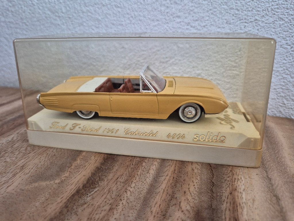 Solido 1:43 #4504 Ford T-Bird 1961 Cabriolet, Solido, Auto, Solido, Ophalen of Verzenden