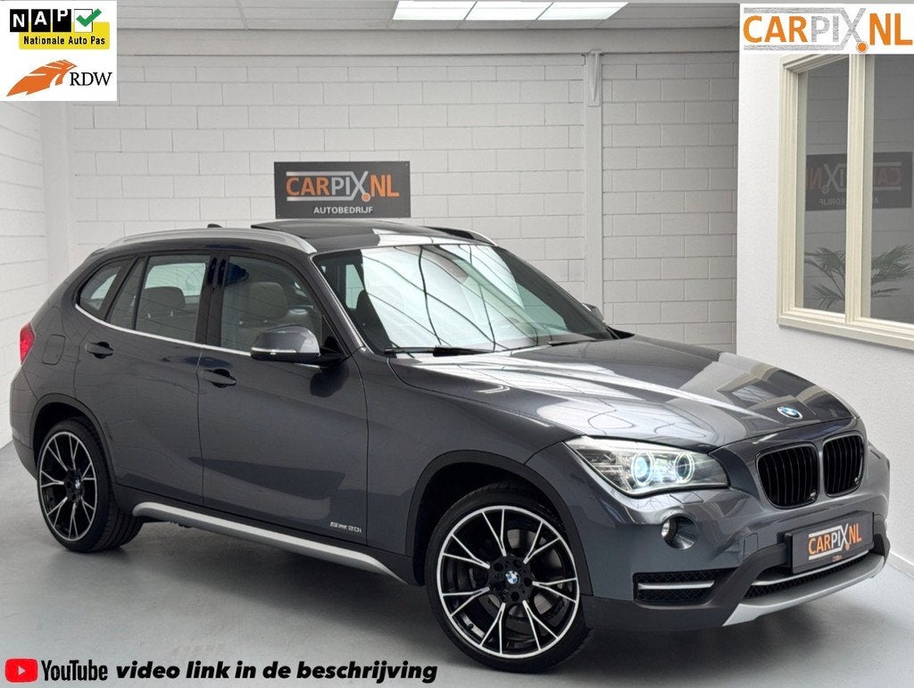 BMW X1 sDrive20i X-line 2013 Facelift NL-auto, Panodak, Euro 6, 4 cilinders, SUV of Terreinwagen, Zilver of Grijs