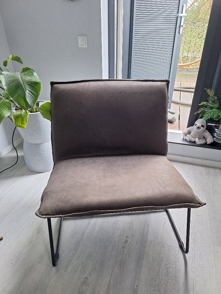 Fauteuil microleder, Ophalen, Zo goed als nieuw, Minder dan 75 cm, 75 tot 100 cm