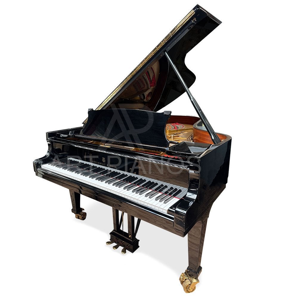 Steinway & Sons B211 occ. atelier leegverkoop -e.v.a. merken, Muziek en Instrumenten, Piano's, Ophalen, Gebruikt, Zwart, Hoogglans