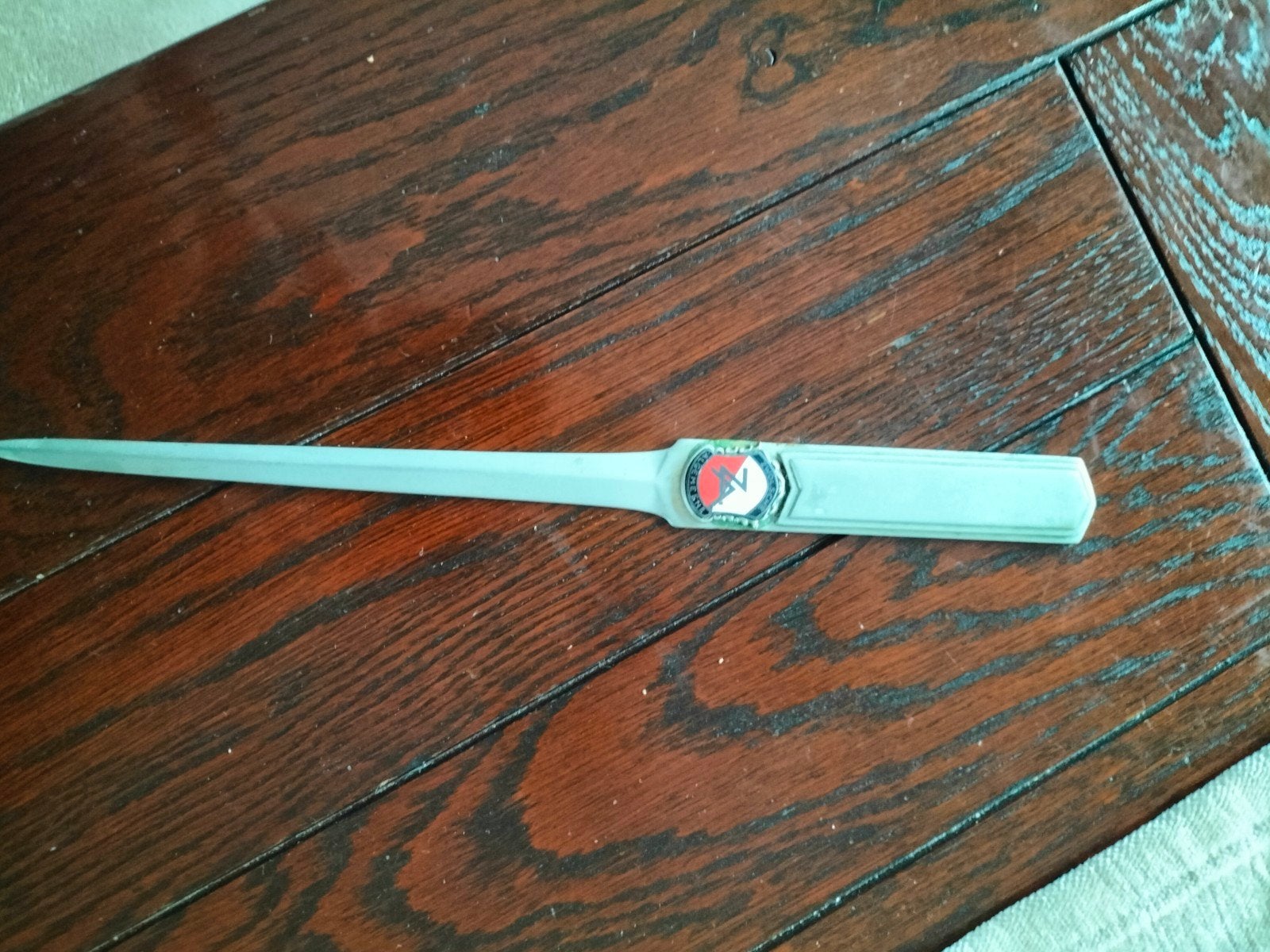 Vintage Briefopener Zwolsche Algemene, Antiek en Kunst, Ophalen of Verzenden