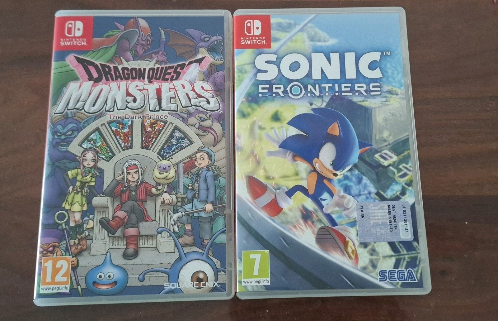 Dragon Quest Monsters: The Dark Prince + Sonic Frontiers, Avontuur en Actie, 1 speler, Ophalen of Verzenden, Zo goed als nieuw