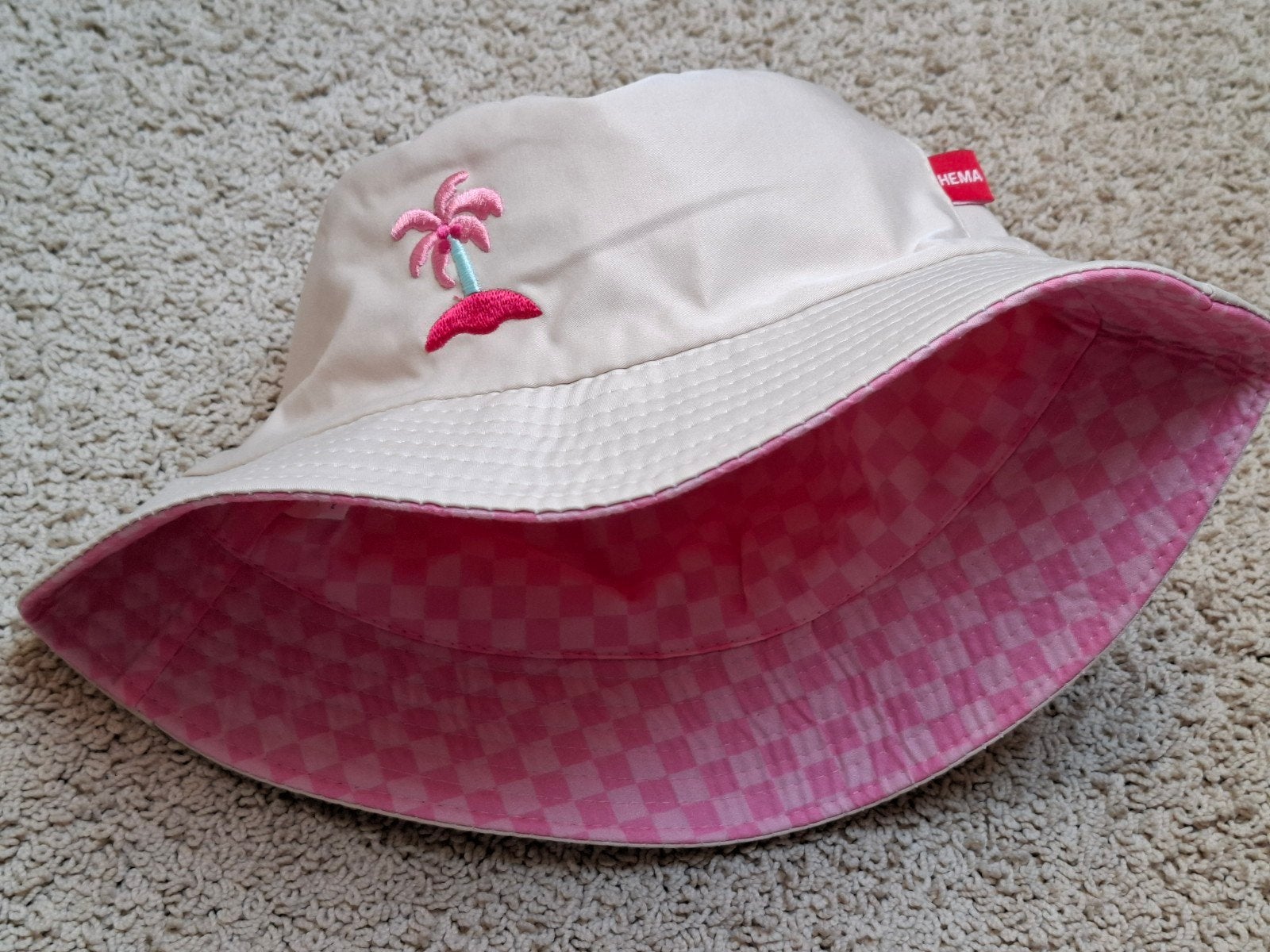 Crème Hema Buckethat, Kleding | Dames, Hoed, Zo goed als nieuw, Hema, One size fits all