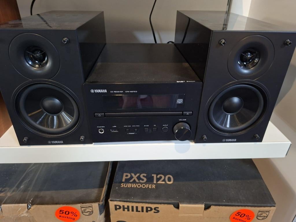 Yamaha - MCR-B370D DAB Zwart/Zwart, Overige merken, Ophalen of Verzenden, Zo goed als nieuw, Minder dan 60 watt