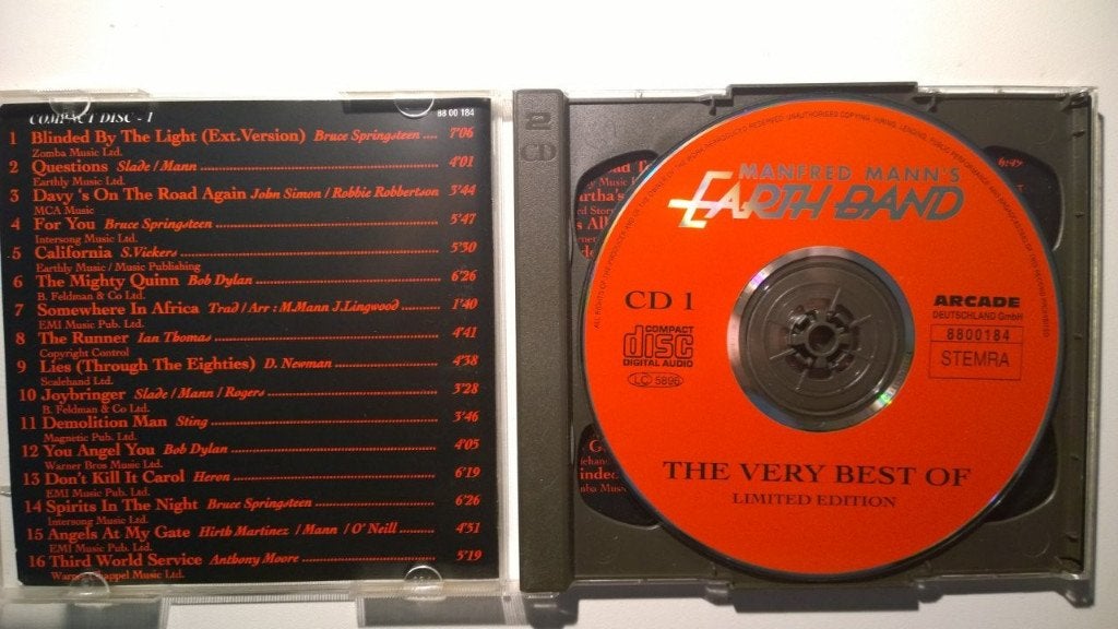 Manfred Mann's Earth Band - The Very Best Of Volume 1 & 2, Ophalen of Verzenden, Zo goed als nieuw, Poprock, Album