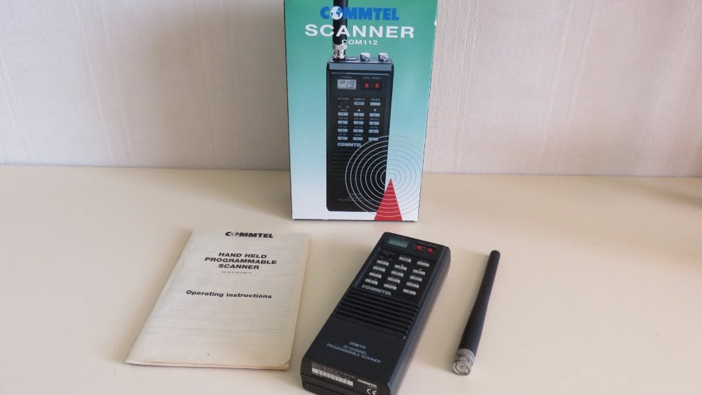 CommTel COM112 Handheld Programmeerbare Scanner, Telecommunicatie, Ophalen of Verzenden, Zo goed als nieuw, Minder dan 30 kanalen