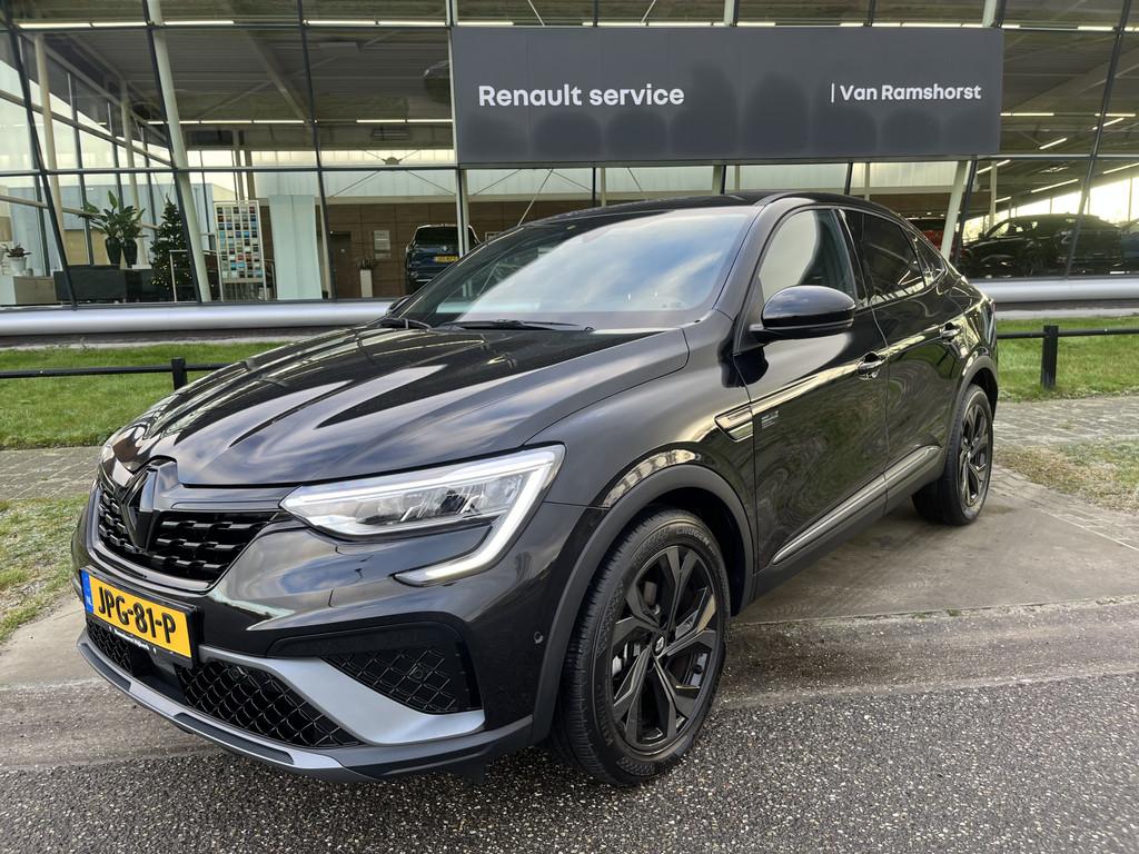 Renault Arkana 1.6 E-Tech hybrid 145PK R.S line / E-Tech eng, Gebruikt, Overige brandstoffen, Zwart, Leder