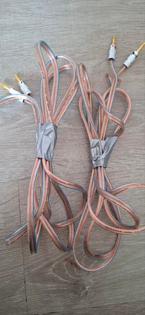 Oehlbach luidsprekerkabel 2 x 2.5 meter, Alle leeftijden, Ophalen of Verzenden, Gebruikt