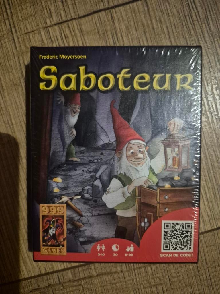Saboteur Bordspel - Nieuw in Seal, Hobby en Vrije tijd, Gezelschapsspellen | Bordspellen, Vijf spelers of meer, Ophalen, Nieuw