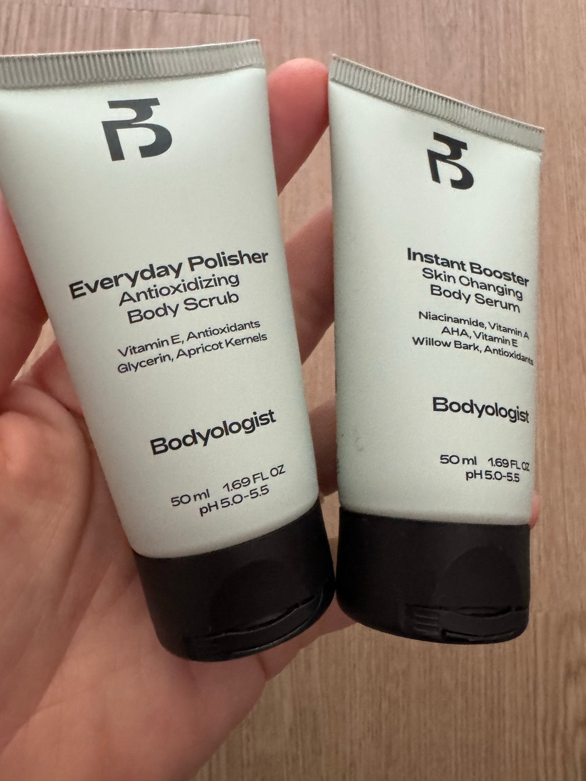 Bodyologist Everyday Polisher & Instant Booster Set, Ophalen of Verzenden, Nieuw, Bodylotion, Crème of Olie
