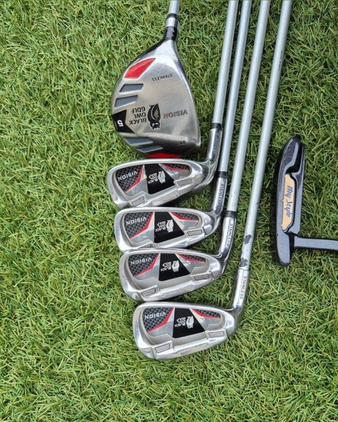 Black Owl linkshandige 1 inch verlengde dames golfset, Ophalen of Verzenden