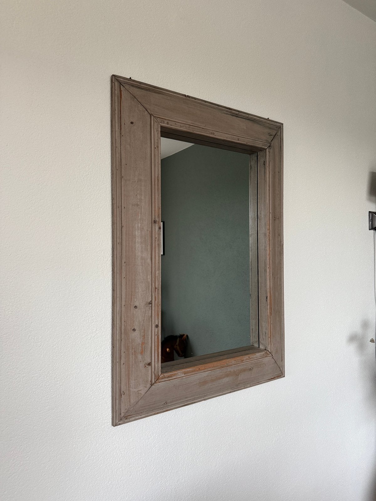Spiegel 95x70, Ophalen, Zo goed als nieuw, Rechthoekig, Minder dan 100 cm